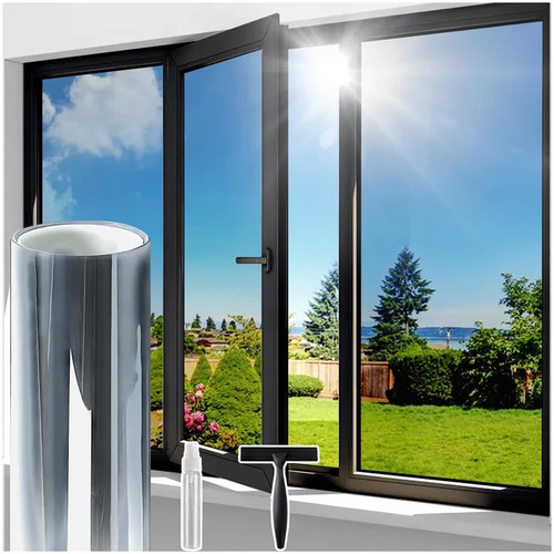 One way clear window film - way,