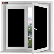 Static cling black window film